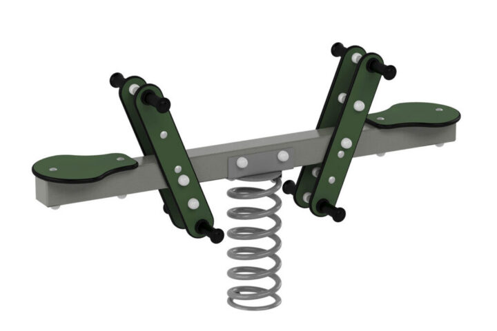 Bập bênh Simple Spring Seesaw, recycling / metal base