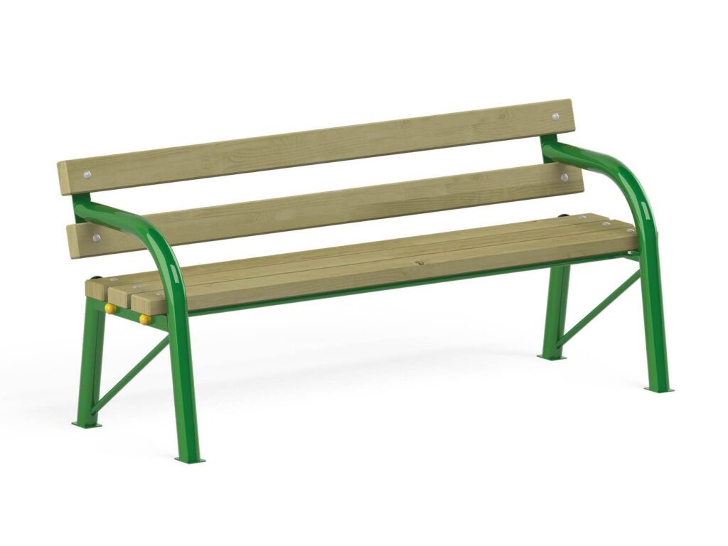 Ghế Bench with Backrest