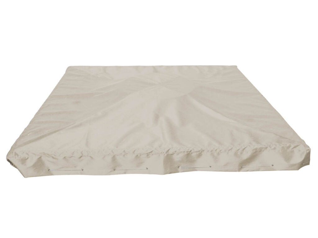 Hố cát 2×2 ecru log sandbox cover