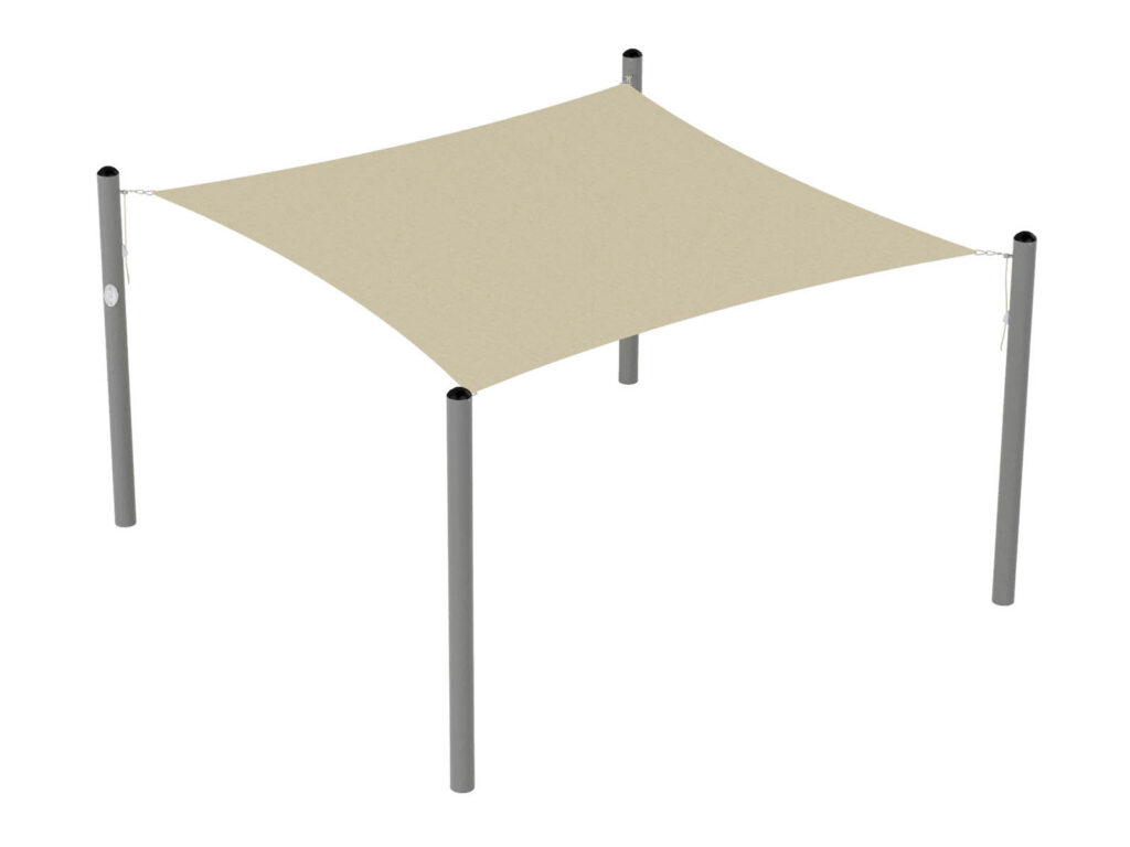 Hố cát 3×3 roof