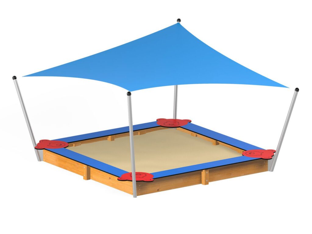 Hố cát 4 Bears Sandbox with Cover