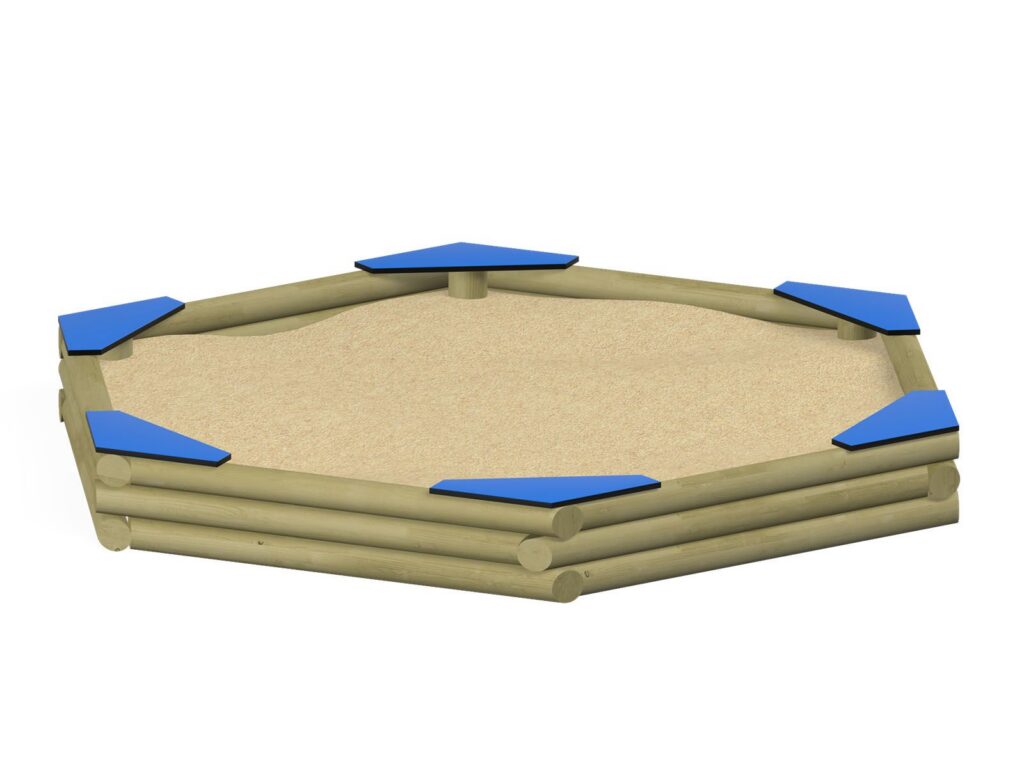 Hố cát Hexagonal Sandbox with Seats