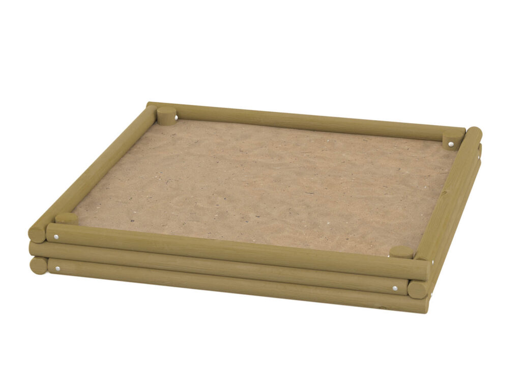 Hố cát Log Sandbox 2x2m
