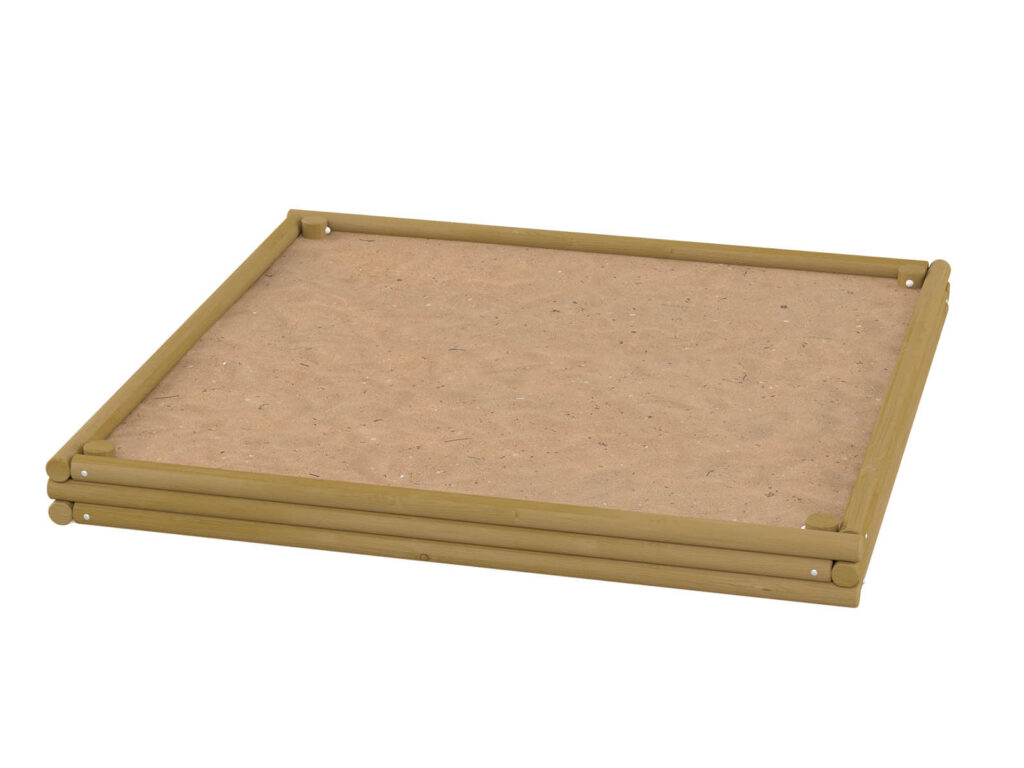 Hố cát Log Sandbox 3x3m