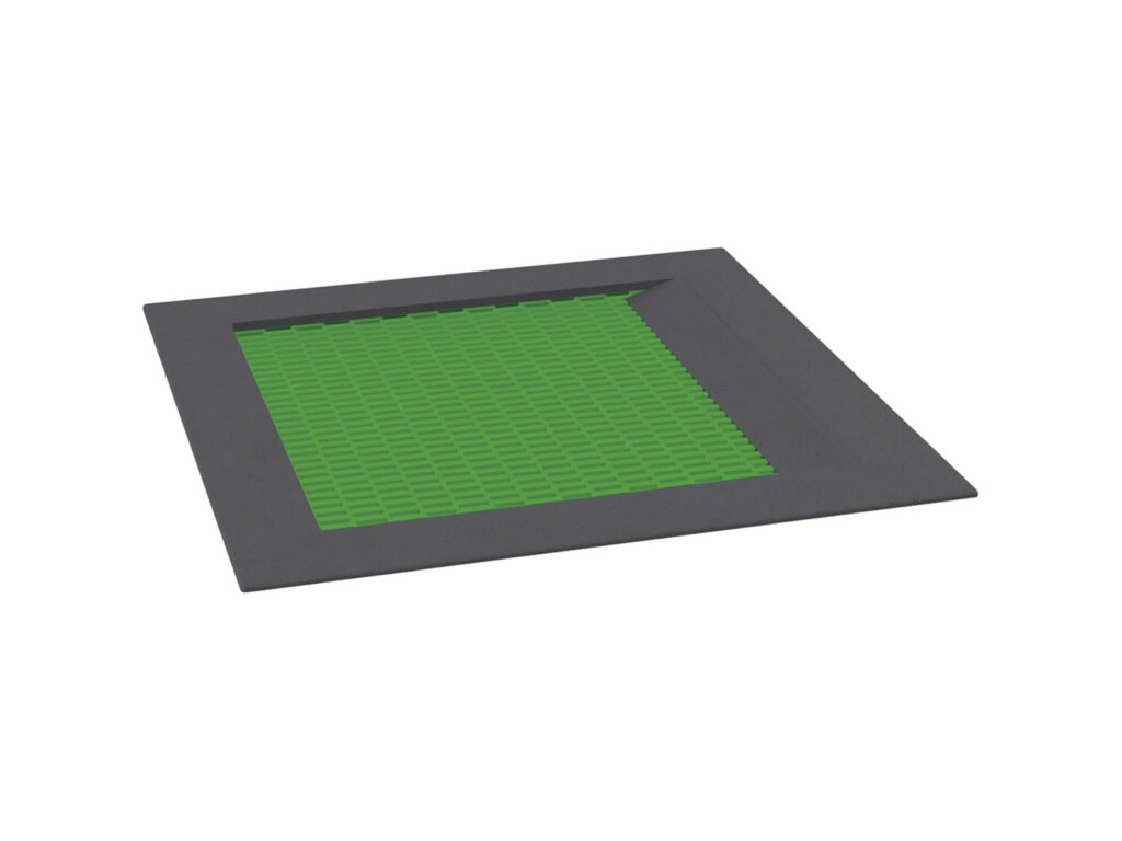Thiết bị hòa nhập Integration Trampoline, green mat, black edge