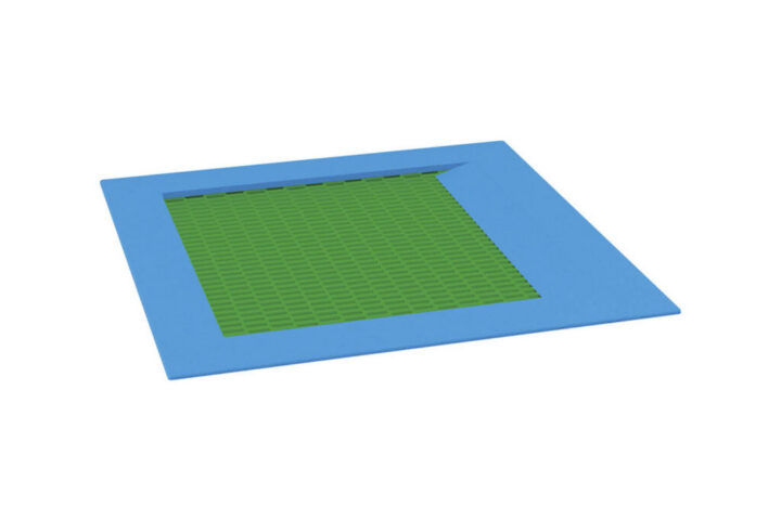 Thiết bị hòa nhập Integration Trampoline, green mat, blue rim