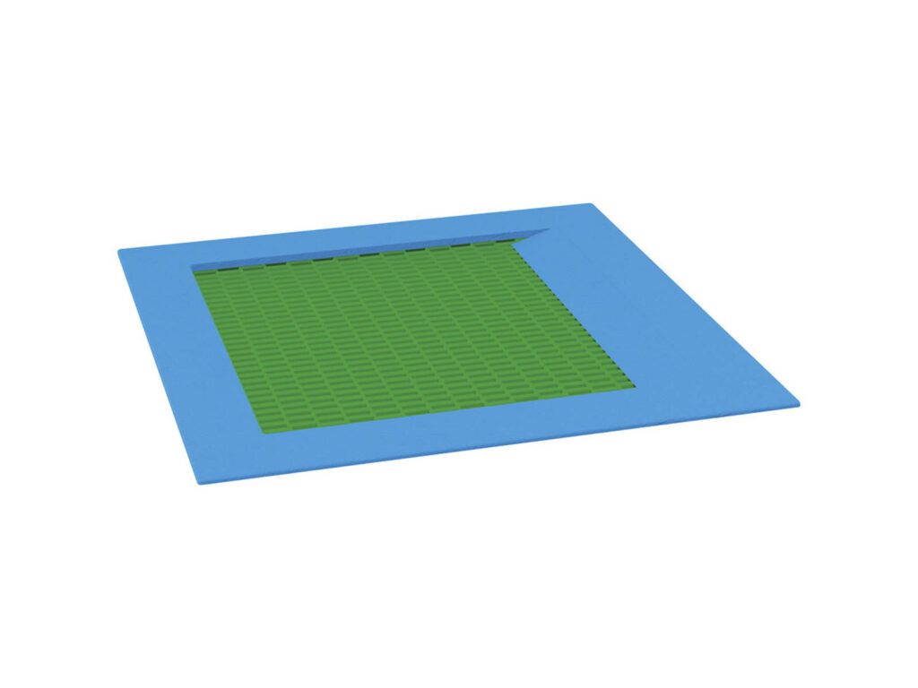 Thiết bị hòa nhập Integration Trampoline, green mat, blue rim