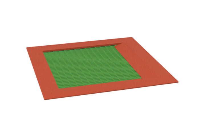 Thiết bị hòa nhập Integration Trampoline, green mat, red edge