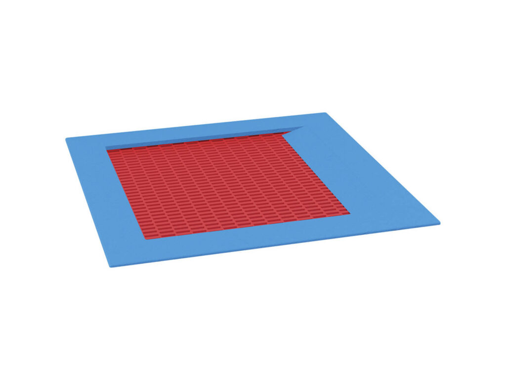 Thiết bị hòa nhập Integration Trampoline, red mat, blue rim