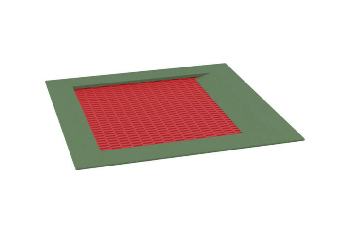 Thiết bị hòa nhập Integration Trampoline, red mat, green edge