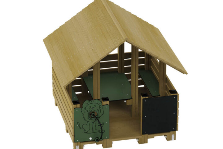 A house for children to relax and learn