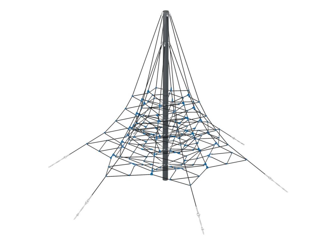 Leo trèo Cosmic climbing net