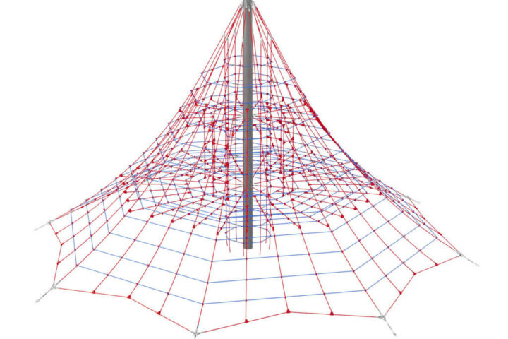Leo trèo Large Piramid Climbing Net