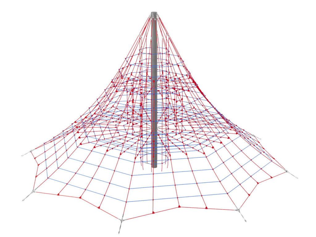 Leo trèo Large Piramid Climbing Net