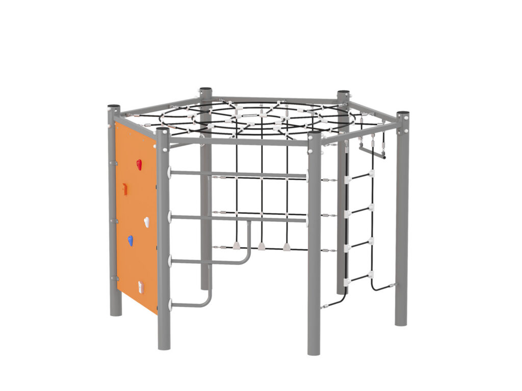 Leo trèo Hexagon Spiderweb