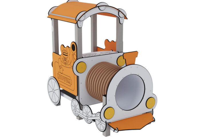 Nhà chơi Quadro Simple Locomotive, metal