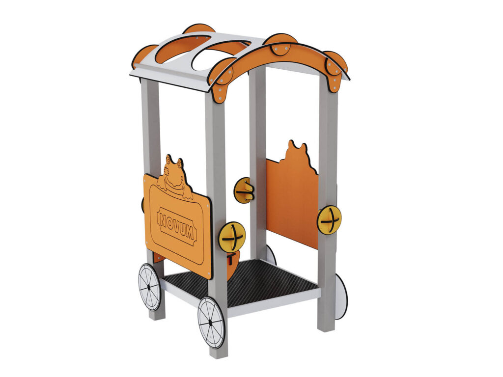Nhà chơi Quadro Simple Wagon, metal
