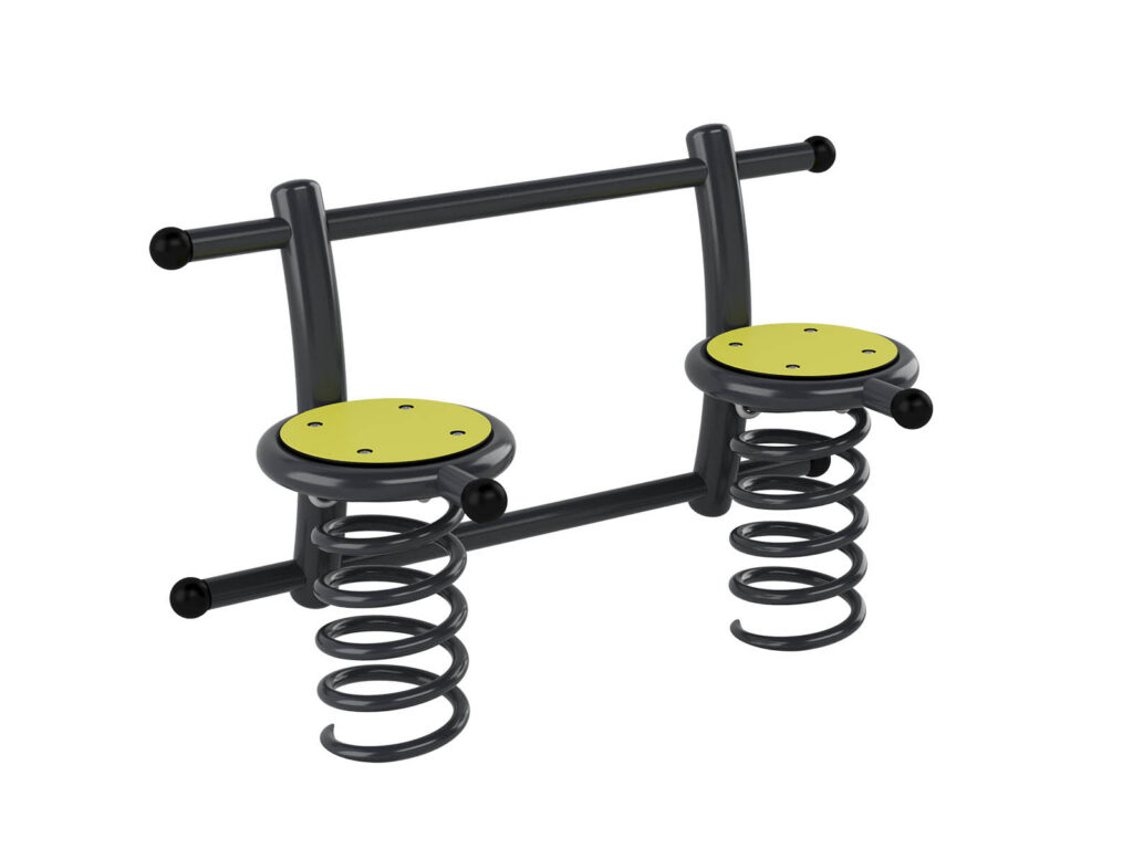 Thú nhún Action4Kids Lime Double Rocker on a metal base