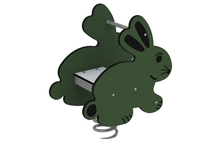 Thú nhún Bunny recycled / metal base