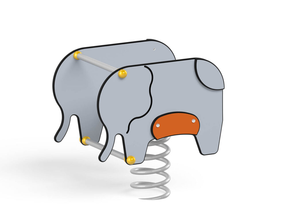 Thú nhún Elephant Rocker / on the metal base